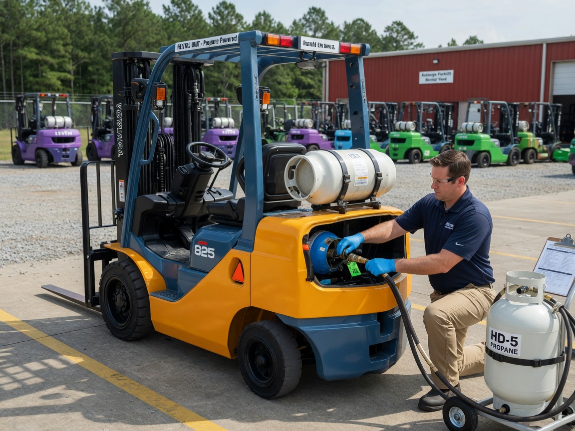 Propane Forklift Rental services