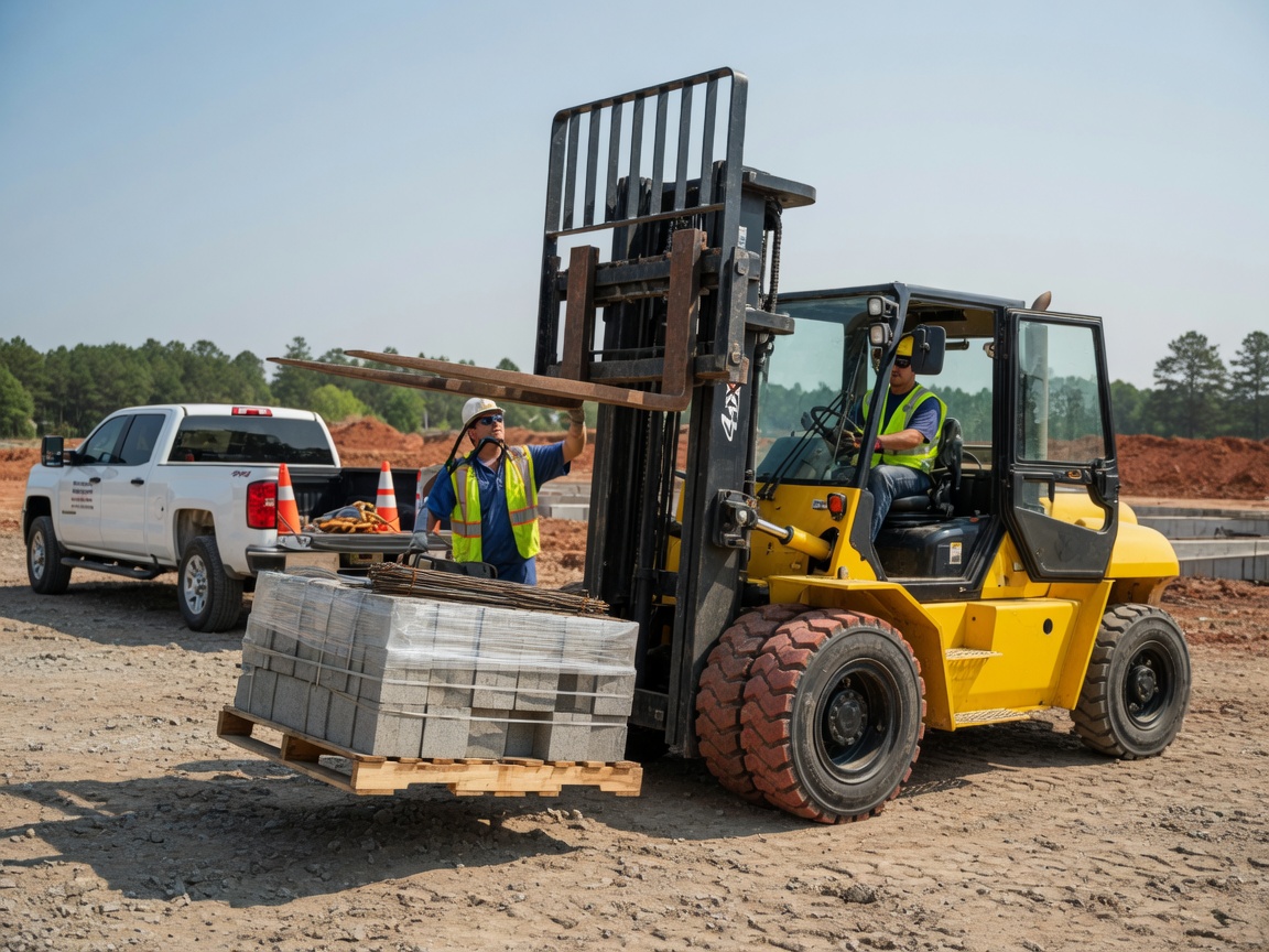 Rough Terrain Forklift Rental services